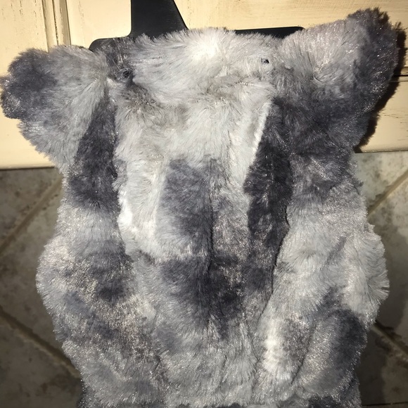 🐺 Wolf Infant Plush Halloween Costume, Gray - Picture 3 of 9